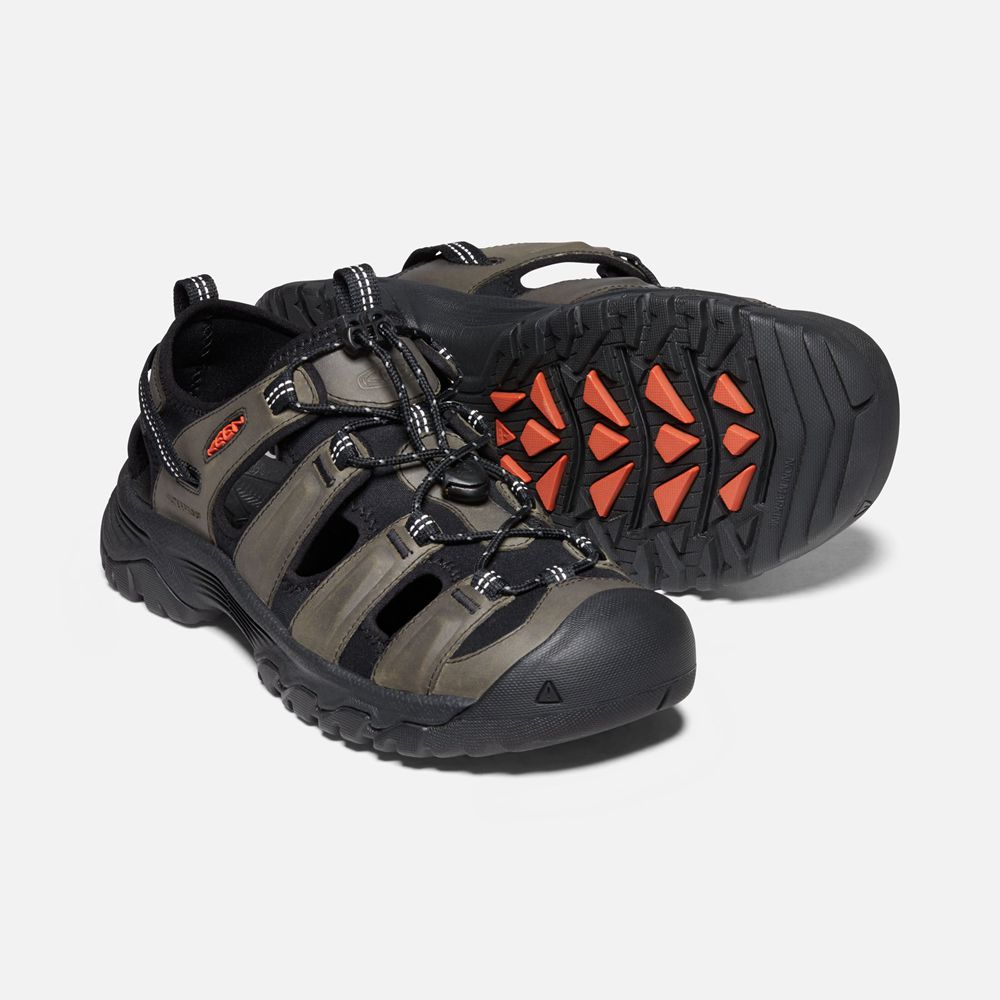 Keen Outdoor Sandalet Erkek Siyah/Gri - Targhee Iii - Türkiye XUAB43058